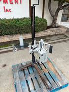 Meheen #M4, Filler, Crowner & Rinser, 4-Head Inline, 36" L flat discharge table, 6" H labels, 3-1/4" width X - Image 9