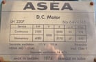 2816 HP 53 RPM ASEA, Frame LH2207, DC motor, 1000 VA - Image 1