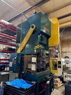 250 Ton, Bliss #C-250, gap frame, 10" stroke, 25" Shut Height, 4.5" adj., 58" x34" bed, 40 SPM, 1988 - Image 3