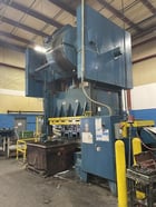 500 Ton, Bliss #SC2-500-108-60, straight side mechanical press, 14" stroke, 44" Shut Height, air clutch, 1989 - Image 6