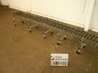 18" wide x 25' long, Accordian style roller conveyor, expandable from 65" to 25' long, 5/8" wide rollers - Image 3