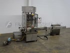 MRM Elgin #R50G-SF-18, automatic, 18 head, Stainless Steel rotary, fill to level pressure gravity filler - Image 1