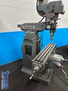 Atlas / Clausing #2VSO8, ram type vertical mill, 9" x49" table, 2 HP, digital read out, one shot lube, #77243 - Image 9
