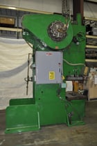 150 Ton, Verson #150-OBI, OBI press, 8" stroke, 22" Shut Height, 6" ram adj., 35 SPM, 50" x30"bed, air clutch - Image 8