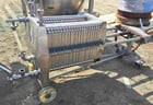 15 Schenk, Filter Plate & Frame Press, (21) 15" x 15" x 1/2" thick perforated plates, (21) 15" x 15" x 1.5 - Image 1