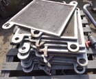24" Sperry, Plate & Frame Filter Press, frame only, hydraulic closure, mounted on stand - Image 7