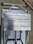 7-5/8" Schenk, Plate & Frame Pad Filter, (4) 7-5/8" thick perforated plates, 1/2" diameter Inlet/outlet - Image 5