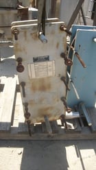 30 sq.ft., Tranter, PF15, plate heat exchangers, (37) 9-3/4" x 28" S/S plates, 2" inlet/outlet, 150 psi @ - Image 2
