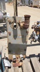 30 sq.ft., Tranter, PF15, plate heat exchangers, (37) 9-3/4" x 28" S/S plates, 2" inlet/outlet, 150 psi @ - Image 4