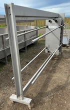 500 sq.ft., Alfa-Laval, CLIP8RH, plate heat exchanger w/divider block & snap-in gaskets, (101) 16" W x 48" H - Image 2