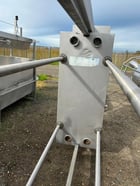 500 sq.ft., Alfa-Laval, CLIP8RH, plate heat exchanger w/divider block & snap-in gaskets, (101) 16" W x 48" H - Image 6