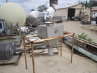 1' cu.ft. Hopper, Stainless Steel, 21" x 21" x 12" deep Hopper, 14" H cone bottom, 8" diameter Pipe inlet, 6" - Image 1