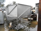120 cu.ft. Bin Hopper, Stainless Steel, 69" x 69" hopper w/49" H slope bottom, 14" x 14" bottom side - Image 2
