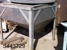 30 cu.ft. Hopper, surge bin, Stainless Steel, 4' x 4' x 16" straight side, 6.5" flanged discharge - Image 3