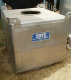 35 cu.ft. Tote Bin, 48" L x 42" width x 36" deep, 16" diameter Top opening, 12" diameter Bottom outlet - Image 1