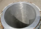 6 cu.ft. Cone Hopper, Stainless Steel, 24" diameter x 25" straight side, 1.5" diameter Outlet - Image 3