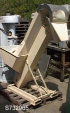 10 cu.ft. Aylesbury Automation Ltd. #50EL354, Hopper, bottle infeed, Carbon Steel, 27" x 27" x 20" deep, 7" - Image 5
