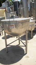80 gallon Jacketed Kettle, Stainless Steel, 38" diameter x 21" deep Bowl, 2" center bottom discharge, (3) - Image 3