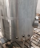 600 gallon Sanitary Process Solutions, Stainless steel vertical tank, CIP spray ball - Image 3