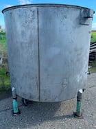 650 gallon Stainless Steel Tank, Single wall, OT/CB, 60" diameter x 56" high - Image 1