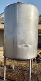 850 gallon CE Howard, 304 Stainless Steel Tank, Jacketed, Agitated, 75 psi, 5' diameter x 6-1/2' straight side - Image 5