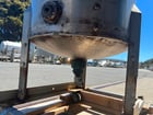 100 gallon Stainless Steel Mix Tank, Agitated, 24" diameter x 54" straight side, dish top and bottom - Image 4