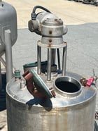 100 gallon Stainless Steel Mix Tank, Agitated, 24" diameter x 54" straight side, dish top and bottom - Image 5