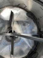 100 gallon Stainless Steel Mix Tank, Agitated, 24" diameter x 54" straight side, dish top and bottom - Image 7
