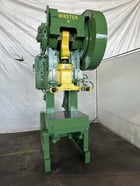 60 Ton, Minster #6, OBI Punch Press, 8" stroke, 17" Shut Height, 3" slide adj., 32" x 21" bed, 90 SPM - Image 1