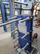 3 sq.ft., Alfa-Laval, M3-FG, plate heat exchanger, 150 psi, 300°F, Carbon Steel frame, 316 Stainless Steel - Image 1