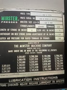 150 Ton, Minster #P2-150-54 PieceMaker, geared straight side double crank press, 6" stroke, 23" Shut Height - Image 4