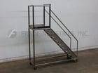 8 Step EHS Solutions CST111, Stainless Steel with 34" x 30" standing platform, 41" high guard rail, locking - Image 5
