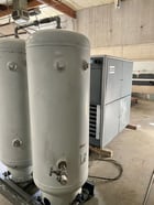 103 cfm, 132 psi, Atlas Copco #GA37, rotary screw air compressor, 50 HP, air storage tank - Image 8