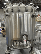 209 gallon DCI, Stainless Steel Jacketed Reactor Vessel, 40" diameter x 38" straight side Vessel, 45 psi/FV @ - Image 2