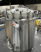 209 gallon DCI, Stainless Steel Jacketed Reactor Vessel, 40" diameter x 38" straight side Vessel, 45 psi/FV @ - Image 3
