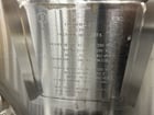209 gallon DCI, Stainless Steel Jacketed Reactor Vessel, 40" diameter x 38" straight side Vessel, 45 psi/FV @ - Image 6