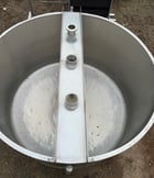 200 gallon Stainless Steel Cone-Bottom Tank, 48" diameter x 24" deep, 2" diameter Center bottom outlet, (2) - Image 4