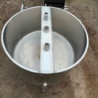 200 gallon Stainless Steel Cone-Bottom Tank, 48" diameter x 24" deep, 2" diameter Center bottom outlet, (2) - Image 5