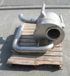 15 gallon Utensco, Stainless Steel Tank, 16" diameter x 15" straight side, 8" top inlets, 4" diameter Top - Image 2