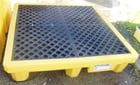 UltraTech #1000, ultra-spill pall, no drain, 6000 lbs. load capacity, 66 gallon polyethylene sump w/deck - Image 1