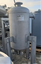 75 gallon Filter Tank, Stainless Steel, 24" diameter x 36" straight side, 4" diameter Inlet, 3" center bottom - Image 3
