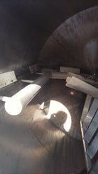 1000 gallon Stainless Steel Jacketed & Agitated Tank, 6' diameter x 4' 3" straight side, 3" diameter - Image 6