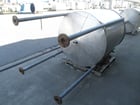 475 gallon Stainless Steel Open-Top Tank, 50" diameter x 60" straight side, 2.5" center bottom outlet, 4' H - Image 4