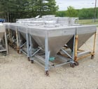 140 gallon Mueller, Stainless Steel portable powder totes, 6" discharge butterfly valves - Image 5