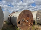2600 gallon Vertical Stainless Steel tank, 7' diameter x 9' high, flat top - Image 1