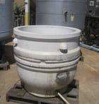 White #P-55, Ceramic Vacuum Bed Filter, 36" diameter x 13" lower section, 3/4" side bottom outlet, 36" x 13" - Image 1