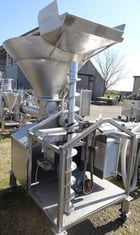 Stainless Steel Stuffer, 6" diameter x 46" L barrel, 4" discharge. 49" diameter x 36" deep hopper, start/stop - Image 3