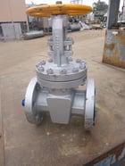 4" Stem & Yoke #Class-300, Gate Valve, Carbon Steel, 740 psi @ 100 deg. F, 410 psi @ 800 deg. F, 2019 - Image 1