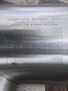 3 HP 1760 RPM Stainless Motor Inc. Motor Inc, inline planetary gear motor, 208/230/460 Volts,unused - Image 4