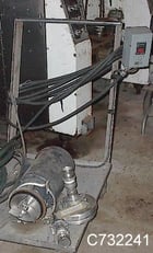 Tri-Clover #216MD56T-S-36, sanitary Stainless Steel pump, 5 HP, 2" inlet, 1.5" outlet, portable - Image 1